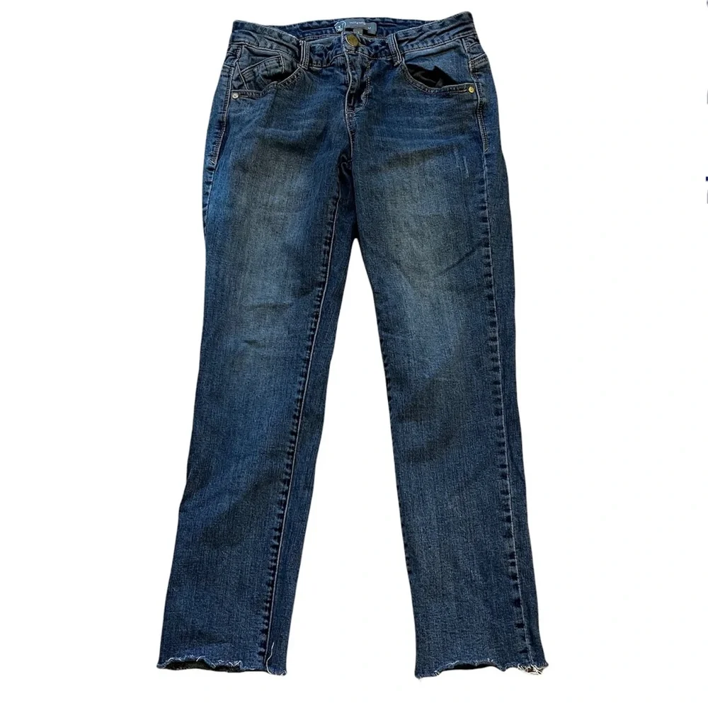 Wit and Wisdom Fray Hem Skinny Jeans 2